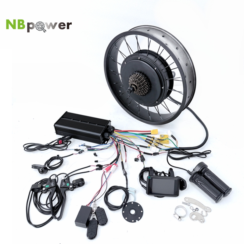 72V 5000W Hub Motor Kit - NBpower 72V 5000W 70-90km/h BLDC Nabenmotor
