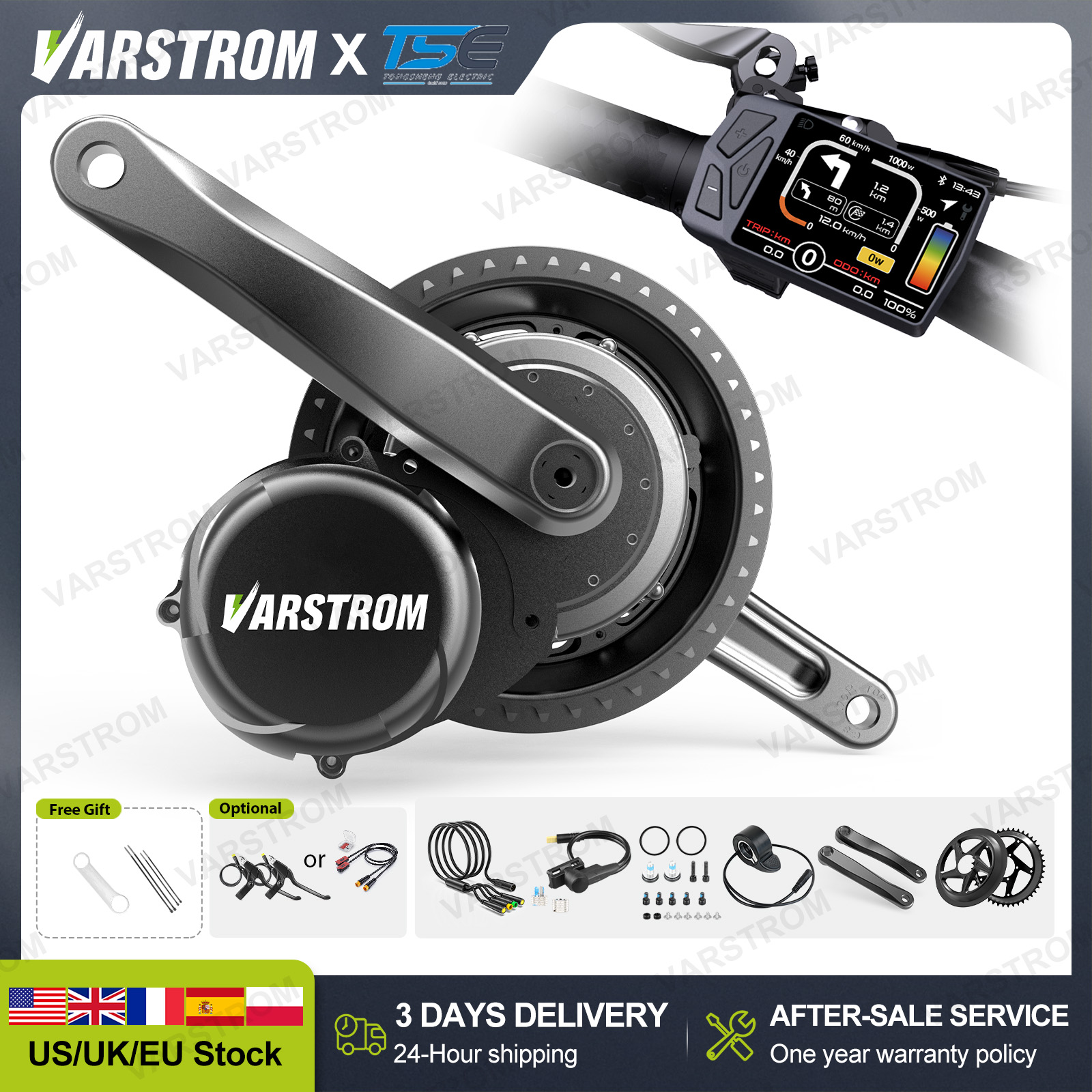 Tongsheng Tsdz2B Mid Drive Motor - [3 Tage Lieferung] Tongsheng Mittelmotor TSDZ8