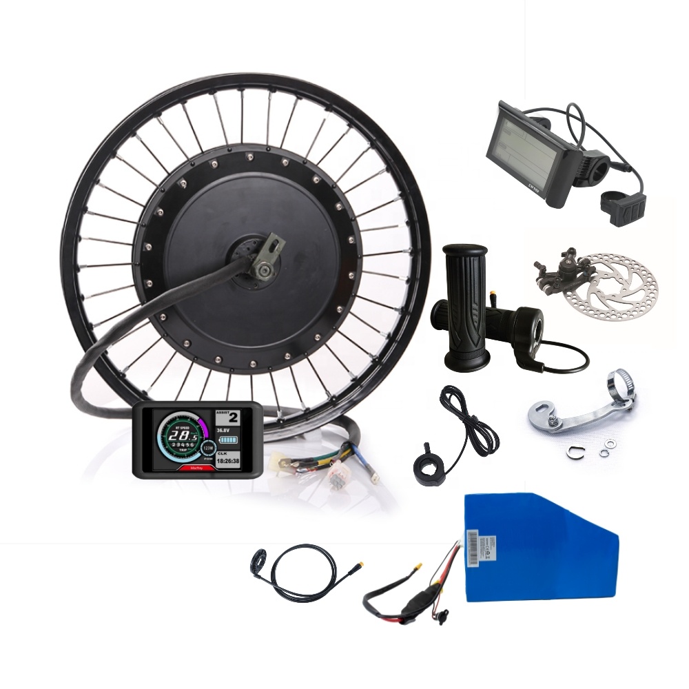 72V 5000W Hub Motor Kit - Großes Drehmoment Elektro-Fahrrad-Umrüstsatz 72 V 3000