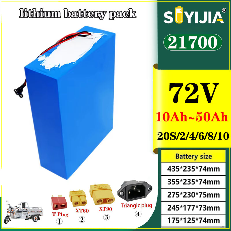 Electric Bicycle Battery 72V 30Ah - Lithium-Akku 21700 72V 50Ah 40Ah 30Ah