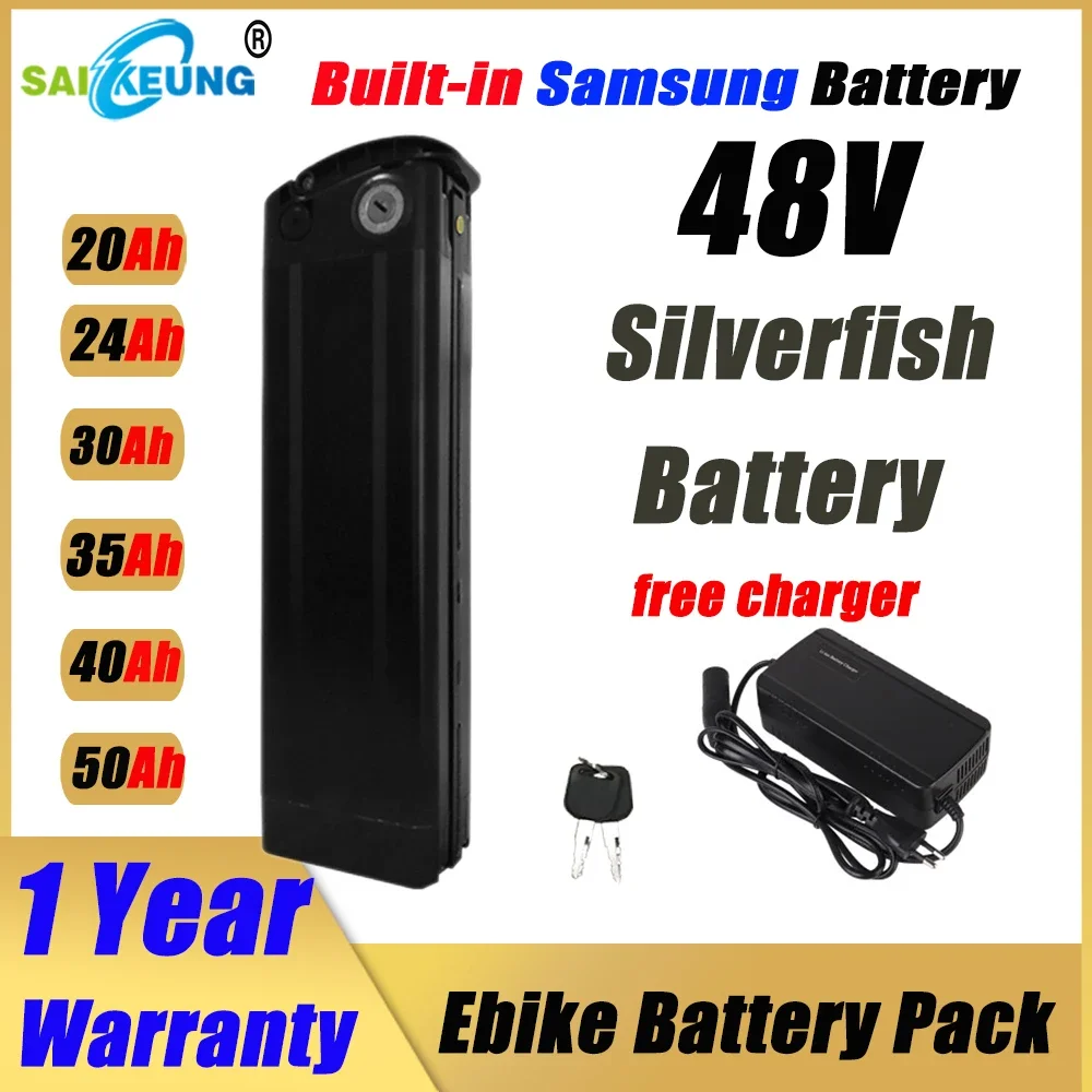 Ebike Battery 48V 20Ah Hailong - Elektrofahrrad SilverFish 48 V 20 Ah
