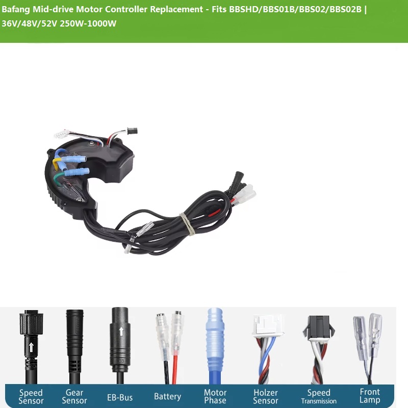 Mid Drive Motor Kit 52V 1000W - Bafang Mittelmotor-Controller Ersatzteil - Passend für