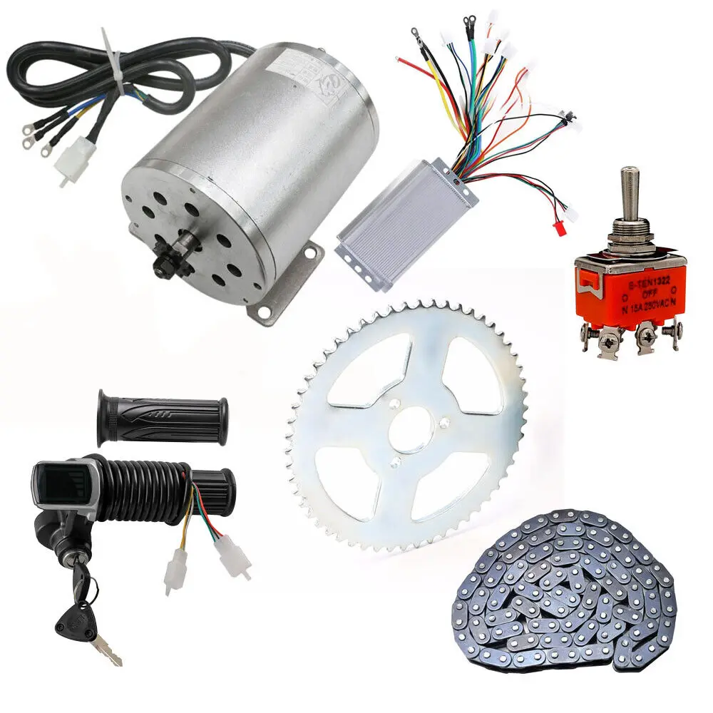 Ebike Conversion Kit 72V 3000W - 48V 1800W/72V 3000W Elektrischer Bürstenloser Motor