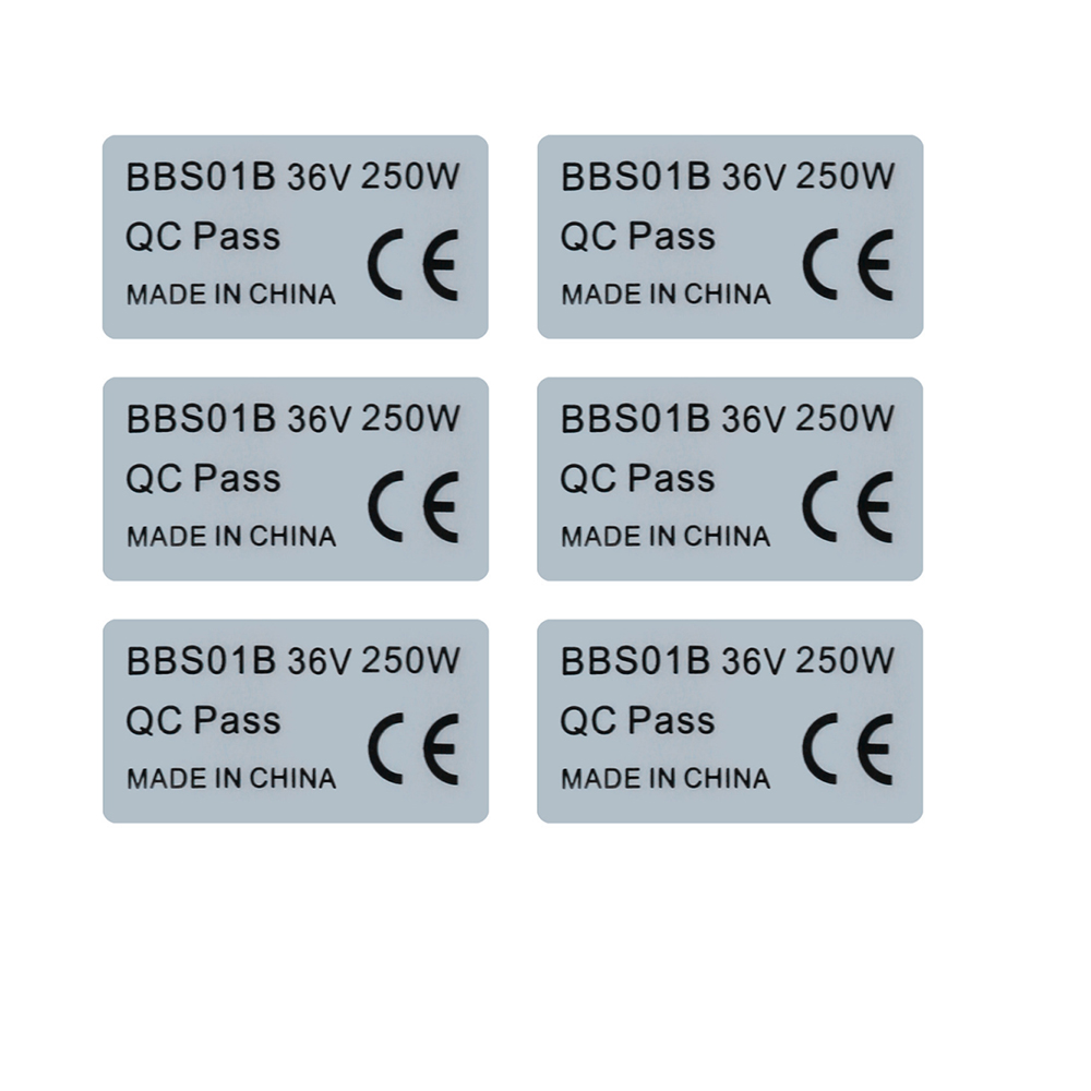 Bafang Bbs02B 48V 750W Mid Drive Kit - 6 Stück 36V 250W 48V 750W