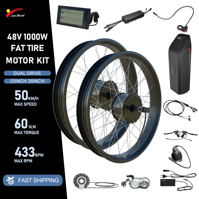 Fat Tire Ebike Conversion Kit 2000W - 48V 2000W E-Bike Fat Tire Umbausatz