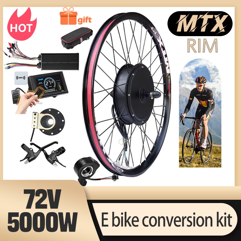 72V 5000W Hub Motor Kit - MTX39 E-Bike-Umrüstsatz, 72 V, 5000 W,