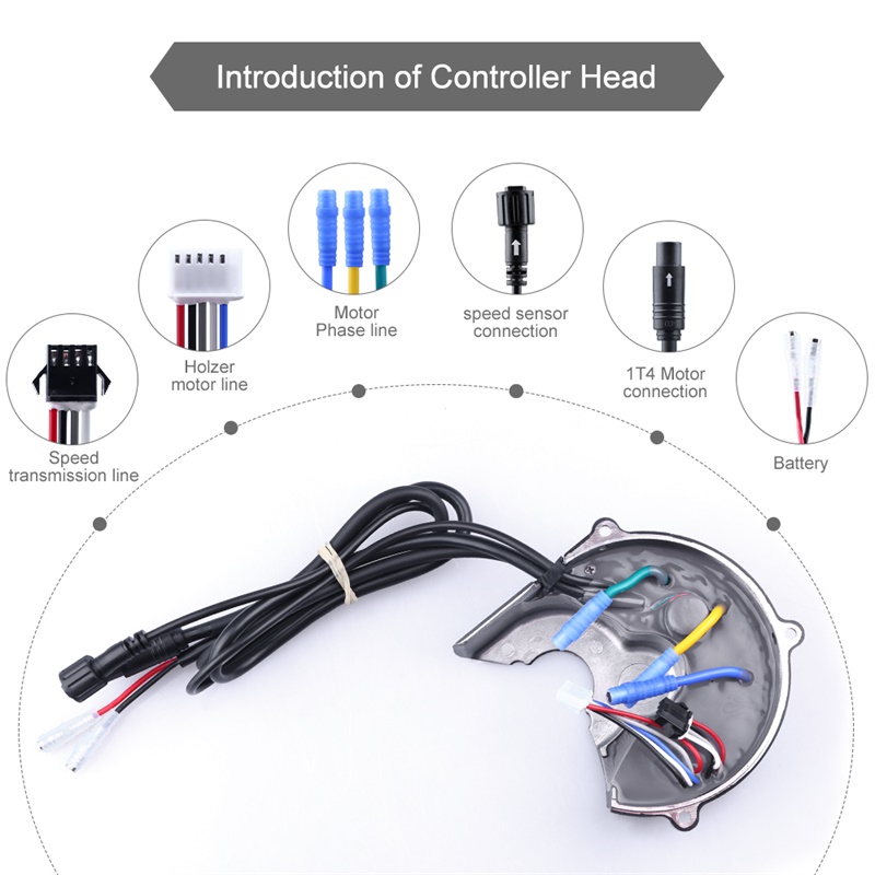 Bafang Bbs02B 48V 750W Mid Drive Kit - Bafang Mid Drive Motor Ersatz Controller,