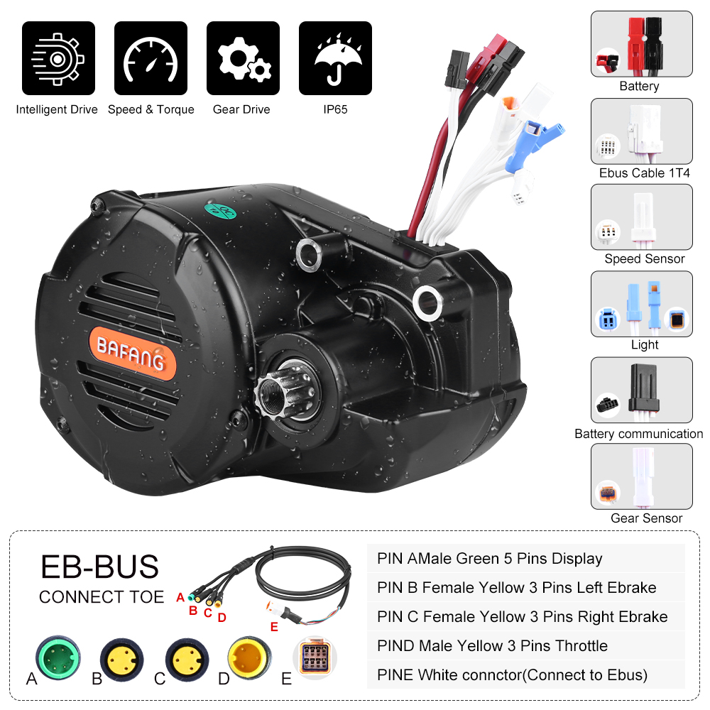 Bafang M620 G510 1000W Mittelm – Mid Drive Motor Kit 52V 1000W Bewertung und Preis