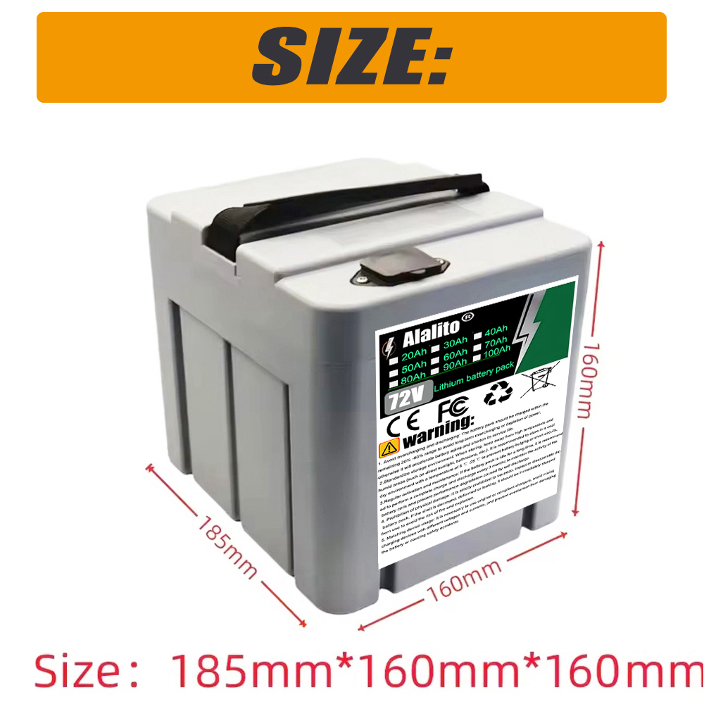 72V Lithium-Batterie, für 250- – Electric Bicycle Battery 72V 30Ah Bewertung und Preis