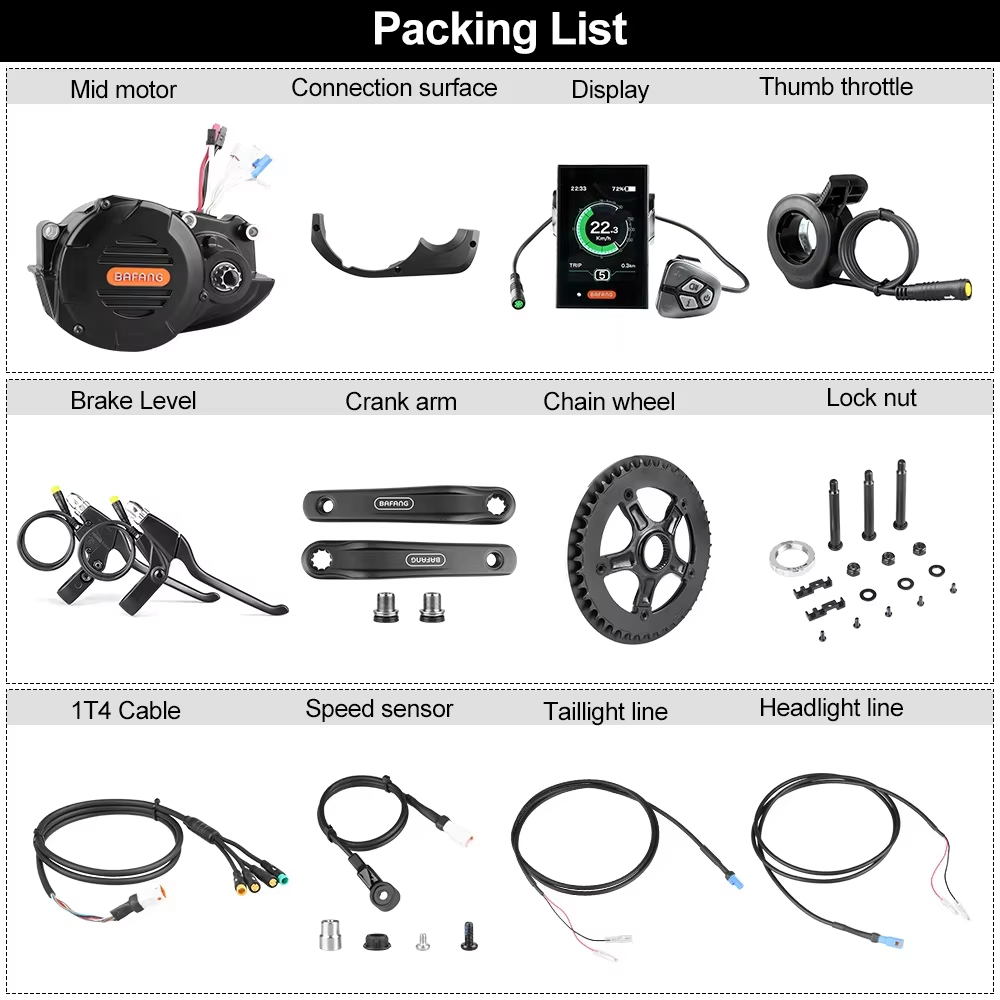 Bafang M620 G510 48V 52V 1000W – Mid Drive Motor Kit 52V 1000W Bewertung und Preis