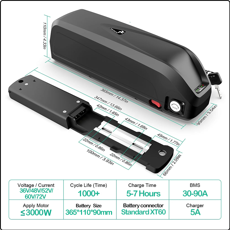 72V E-Bike-Akku 3000W 60Ah Ele – Ebike Conversion Kit 72V 3000W Bewertung und Preis