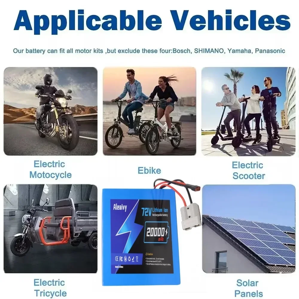 72V 30Ah Hochleistungs-Schnell – Electric Bicycle Battery 72V 30Ah Bewertung und Preis