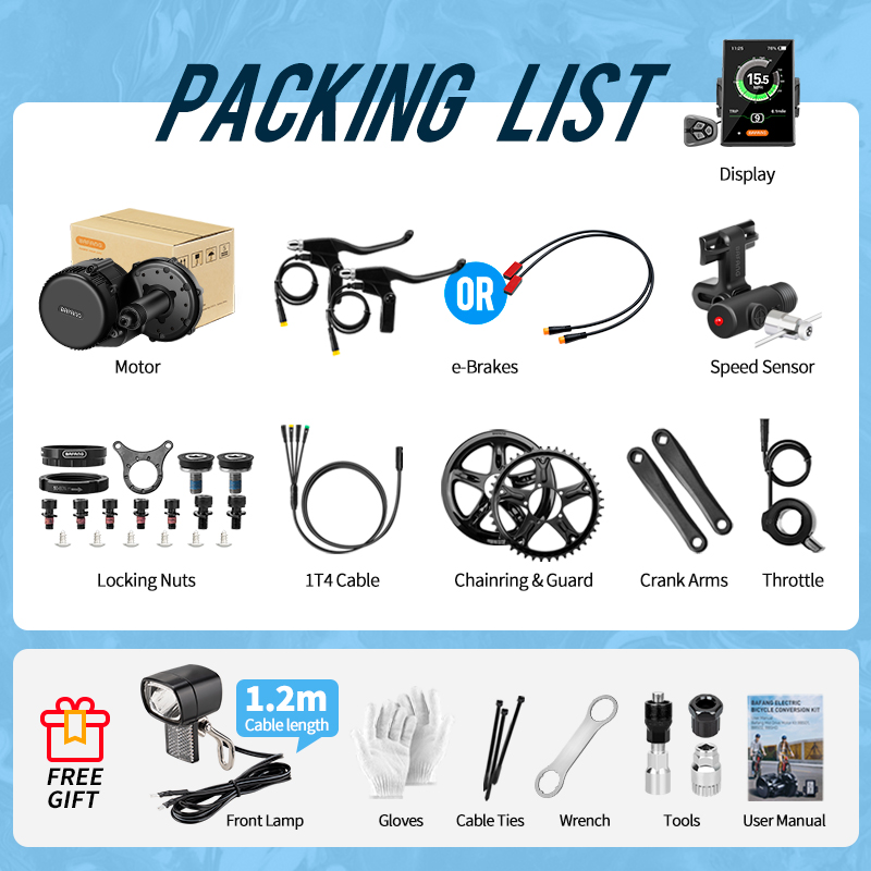 Bafang UART Mid Drive Motor 75 – Bafang Bbs02B 48V 750W Mid Drive Kit Bewertung und Preis