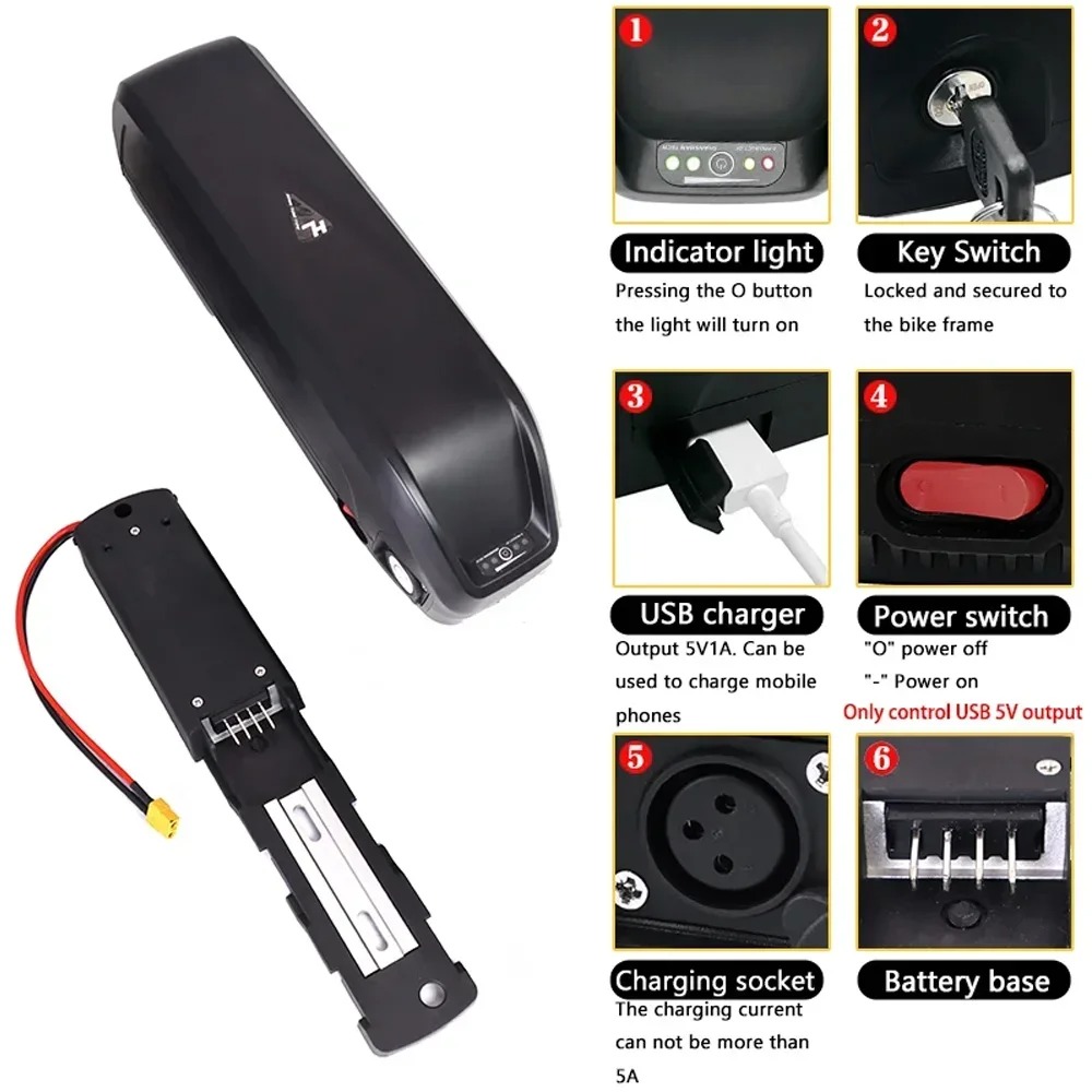 Neu für Hailong 36V 48V 52V Br – Ebike Battery 48V 20Ah Hailong Bewertung und Preis