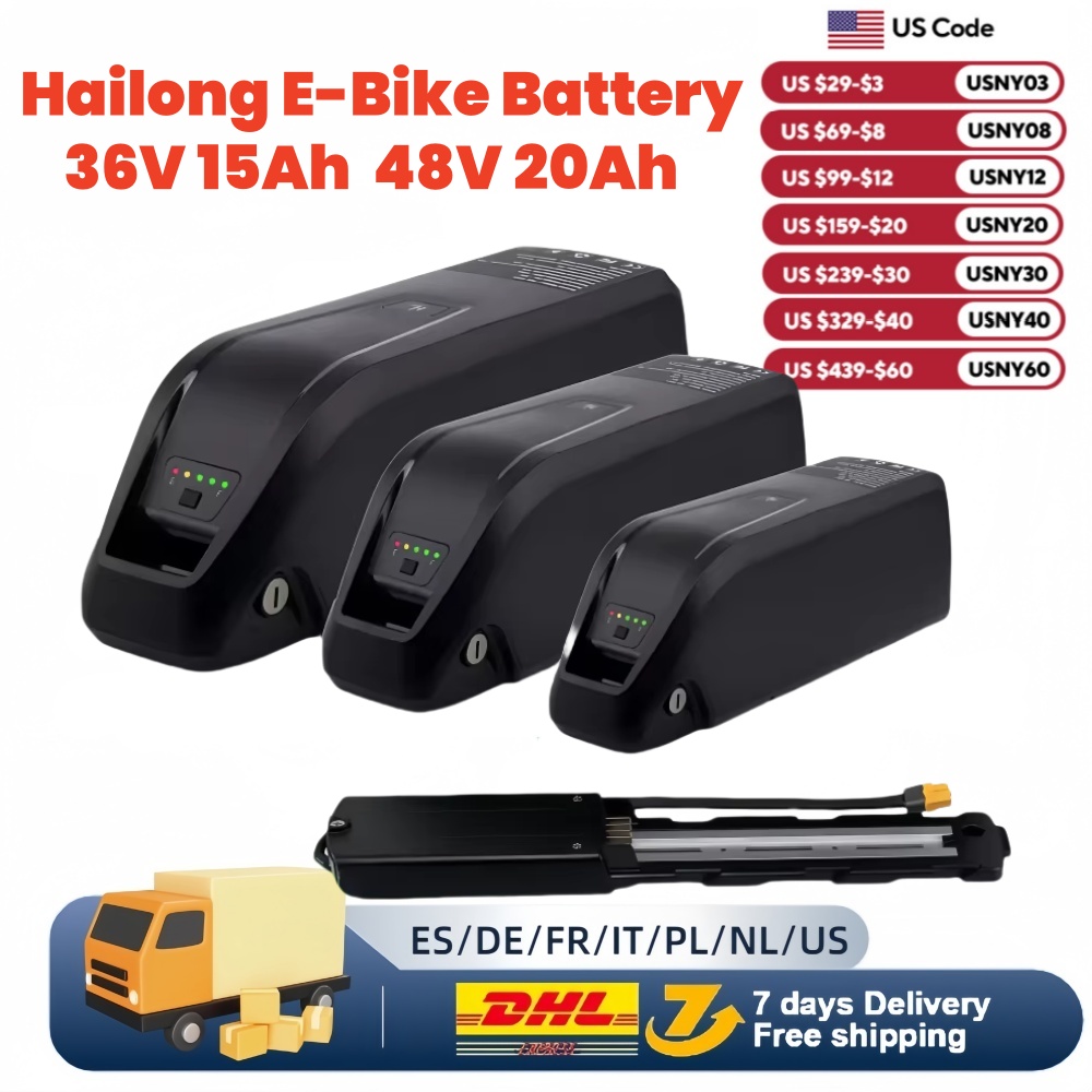 36 V 48 V 52 V Hailong Ebike B – Ebike Battery 48V 20Ah Hailong Bewertung und Preis