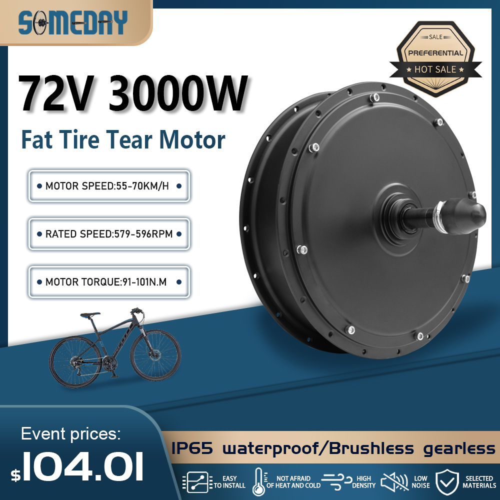 Fat-Tire E-Bike Motor 72V 3000 – Ebike Conversion Kit 72V 3000W Bewertung und Preis